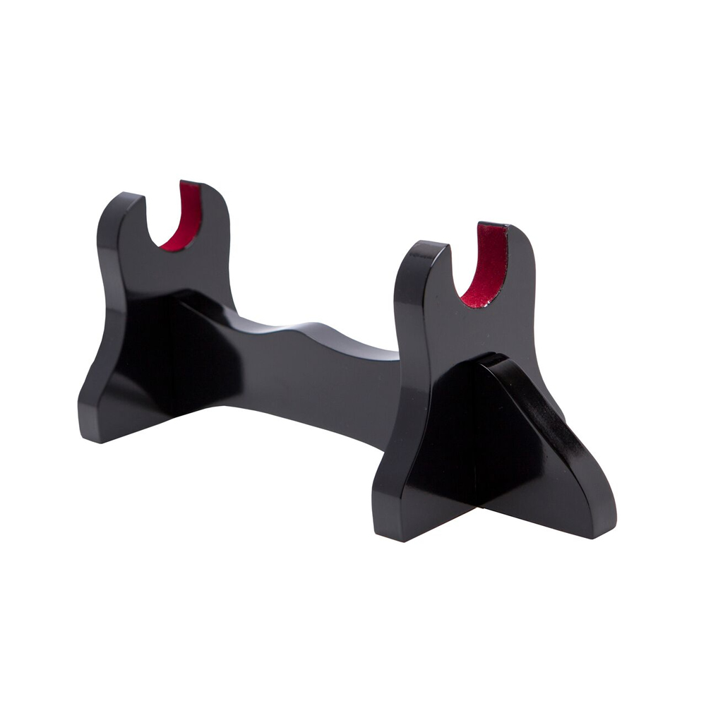 Single Sword Stand – Premium Piano Black Finish w/Red Felt